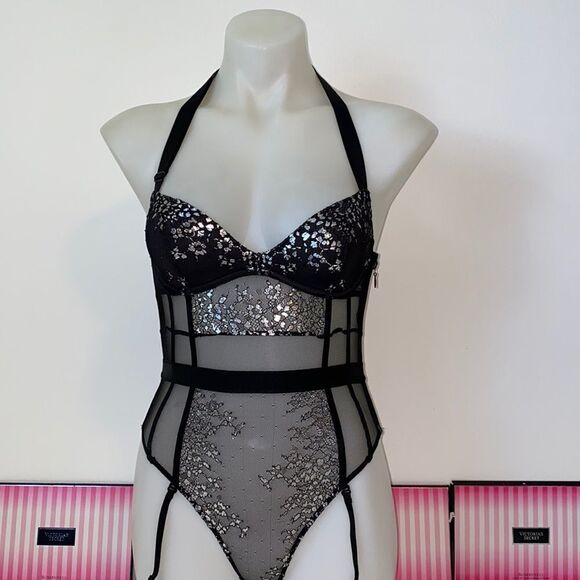🔥VICTORIA SECRET lingerie Teddy Sz 32B new - Picture 1 of 10